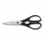 Universal kitchen scissors with black handle - victorinox