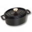 Oval cast iron cocotte 6" / 15 cm - black - Fundamentals - Staub