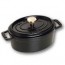 Oval cast iron cocotte 6.6" / 17 cm - black - Fundamentals - Staub