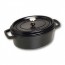 Oval cast iron cocotte 27 cm - black - Fundamentals - Staub