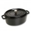 Oval cast iron cocotte 12.2" / 31 cm - black - Fundamentals - Staub