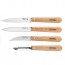 Les Essentiels natural varnish 4-piece box set - Les Essentiels du cuisinier - Opinel