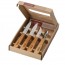 Opinel box set Les Essentiels 4 pieces - natural varnished handle