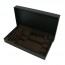 Coffret cartonné noir 18 pièces 