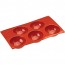 Flexible silicone mold - 5 half-spheres