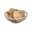 Stainless steel 18/8 bread basket 10" x 4" - Paderno