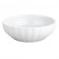 Porcelain ribbed bowl 14oz / 40cl white 6" / 14cm - Pillivuyt