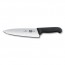 Carving knife extra wide 20cm / 8" blade with black synthetic handle - fibrox - victorinox