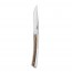 Stainless steel steak knives 8.6 " / 22.5 cm wooden decorated handle - K2 Bois - Comas