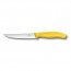 steak knife 5" blade with yellow synthetic handle - swissclassic - victorinox
