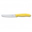 tomato and sausage knife with yellow handle - swissclassic - victorinox