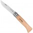 Pocket knife n°9 with beechwood handle - 9cm/3.5" stainless steel blade - Inox - Opinel