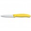 paring knife with 3 inch serrated blade and yellow synthetic handle - swissclassic - victorinox