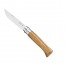 Pocket knife n°8 olive wood handle with stainless steel blade 002020 - Tradition - Opinel