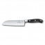 Forged Santoku knife 7" blade with black synthetic handle - grand maitre - victorinox