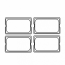Stainless steel lid GN 1/4 26.5X16cm / 10x6" for reference 181.73 - AZ Boutique