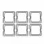 Stainless steel lid GN 1/6 17.6X16cm / 7x6" for reference 181.75 - AZ Boutique
