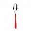 Red teaspoon - 2mm thick 18/0 stainless steel - Red Eclat - Amefa