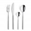Mocha spoon - 3mm thick 18/0 stainless steel - Set of 6 - Carlton - Amefa