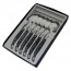 Stainless steel table spoon marbled grey handle - Set of 6 - Laguiole  - Pradel Excellence