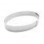 Stainless steel oval cake ring 10" / 26cm - Paderno