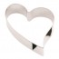 Heart pastry cutter in stainless steel 18/10 - Pastry cutter - Paderno