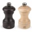 Duo manual salt and pepper mills 4" / 10cm beech wood chocolate/natural - Bistro - Peugeot