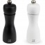 Duo manual salt and pepper mills 6" / 15cm beech wood black/white - Tahiti - Peugeot