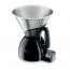 Entonnoir à piston inox 2 l, support et douilles - Lacor