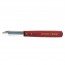 Peeler 1 edge with wooden handle - blade 2,4" / 6cm - Classic - Nogent 3 étoiles
