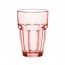 Tinged peach/orange highball glass 0.39qt - Rock Bar - Bormioli Rocco