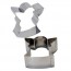 stainless steel cokkie cutter angel 3 x 2.7" / 8 x 7 cm - stainless steel shape and nonnette - gobel