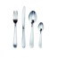 Fish fork 2mm thick 18/0 stainless steel set of 6 - Double Filet - Amefa
