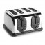 Automatic four-slice stainless steel toaster - 1750w - Lacor