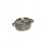 Oval cast iron cocotte 6.6" / 17 cm - graphite grey - Fundamentals - Staub