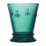 Emerald green water goblet 8.8oz / 26cl - Abeille 