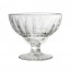 Pressed glass ice cream cup 40cl / 13.5oz - Set of 6 - Elise - La Rochère