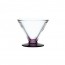 Icecream cup 0.16qt / 15cl with purple stem Vega - La Rochère