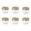 Lot de 6 terrines en verre 350g avec couvercle à vis 100mm - Familia Wiss - Le Parfait