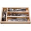 24 pieces stainless steel cutlery set in wooden tray - Laguiole - Jean Dubost
