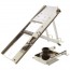 Professional Stainless steel mandoline 38 blades + steel guard & plastic handle 17 x 6 x 2 " / 42 x 15 x 4 cm - Mandolines - Bron Coucke