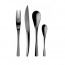 48 pieces cutlery set - Black stainless steel mirror 18/10 - XY Black Mirror - Guy Degrenne