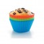 Silicone muffin mold multicolored 7 x 3.5 cm / 2.7 x 1.2 " - Lacor