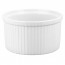 Porcelain pleated deep soufflé dish 91oz / 270cl white 8" / 20.5cm - Pillivuyt