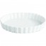 Porcelain round tart dish 12" / 31cm white - Pillivuyt