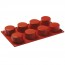 Flexible silicone mold - 8 cylinder - Flexipad - Paderno