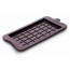 Brown silicone chocolate bar mould 7 x 4 x 0.40" / 18,5 x 9,5 x 1cm - Patisserie - Ibili