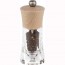 Transparent acrylic & beechwood pepper mill 14cm/5.5" - Oleron - Peugeot