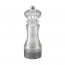 Salt mill 17,5cm transparent acrylic - Verona - Bisetti