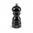 Black lacquered salt mill 12cm/4.7" - beech wood - Paris Classic - Peugeot
